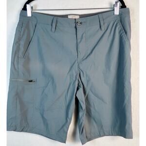 Weatherproof Vintage Men's Nylon Gray Shorts Size 36 X10" Chino Trail Short